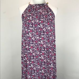 MICHAEL Michael Kors Halter Dress Blush Floral